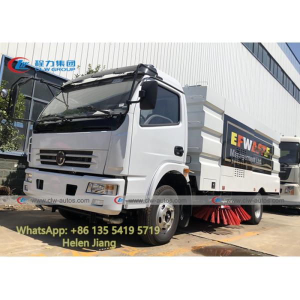 Buy Dongfeng 4x2 LHD Diesel Engine Vacuum Road Sweeper Truck at wholesale prices
