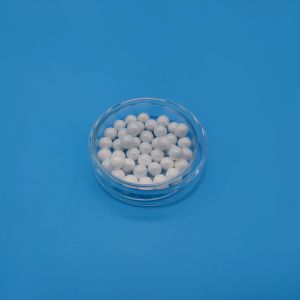 Quality White Ceramic Beads Blasting Media Smooth Finished for sale