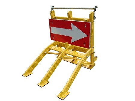 Buy Electrostatic Spray Rubber Plates Mobile Vehicle Barrier Foldable Design at wholesale prices