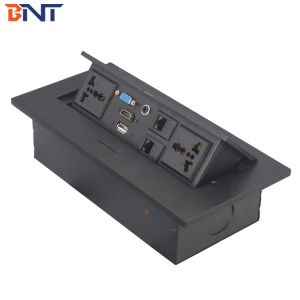 Pre-wired Type Pop Up Conference Table Socket Box with power data outlet