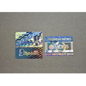 One - Off Square Holographic Security Stickers With Customized Design