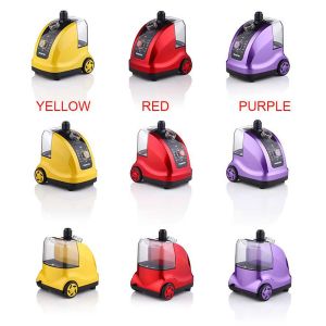 High Power Home Clothes Steamer Red Easy Movement Clothes Ironing Machine