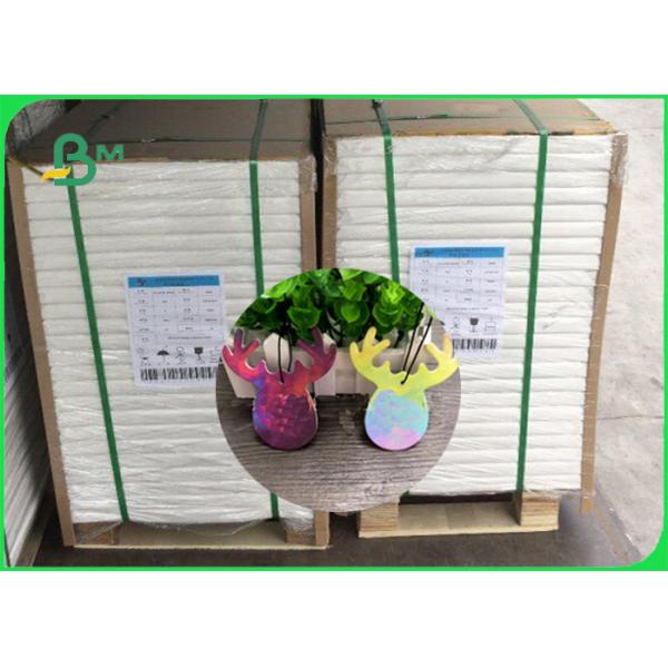 Buy 1.7 / 1.8mm Natural White Good Hardness Waterproof Car Air Fresher Paper In Sheet at wholesale prices