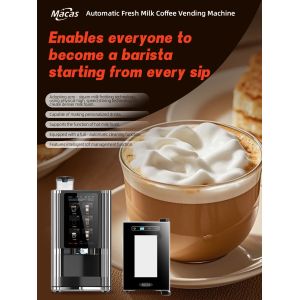 Commercial Bean to Cup Coffee Machine with LCD Display