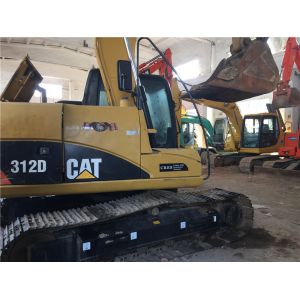 Used Caterpillar 312D Crawler Excavator C4.2 ACERT engine 12T weight with