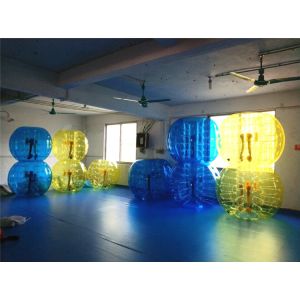 Kids / Adults Inflatable Soccer Bubble Ball With Urable Plato TPU