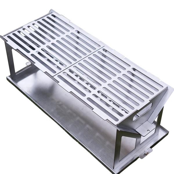 Powder Coated Finish Portable BBQ Grill with Woodfired Oven and Rotisserie Stove
