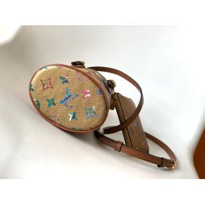 Metallic Flower Louis Vuitton Neverfull Bucket Bags M81724