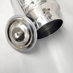 60L Food Grade Olive Oil Stainless Steel Drums Sealed Pails Barrels With Tap