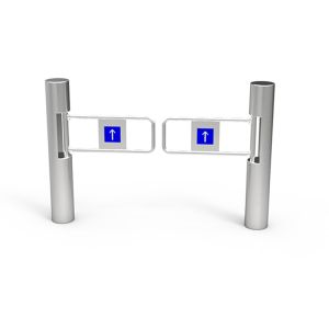 SS304 DC 24V Supermarket Swing Gate High Security Safety With Infrared Sensor