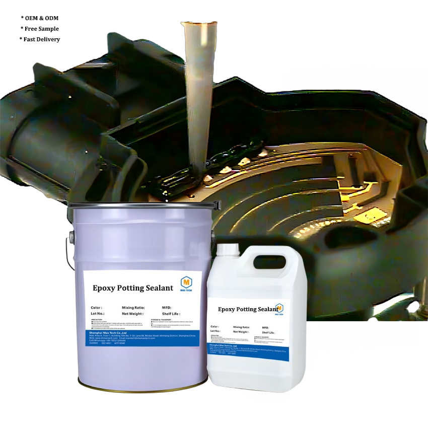 Two-component High thermal conductivity Epoxy potting of electronic component