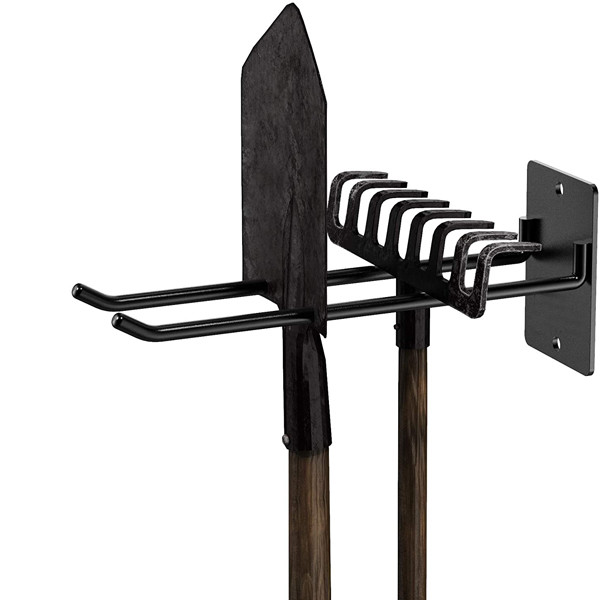 Sturdy Garden Tool Organizer Rack Heavy-Duty Solid Steel Wall Hanger for Home