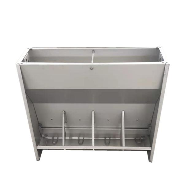 Buy Stainless Steel 304 Livestock Feeding Equipment Swine Nursery Feeders 8 Holes at wholesale prices