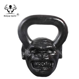 Crossfit Powder Painting Cast Iron Skull Kettlebell / Competition Power Training