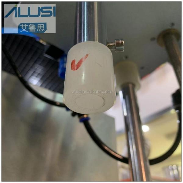 Perfume Industry Hand Perfume Collar Press Spray Glass Bottle Fully Pneumatic Operated Semi Automatic Collar Press Machi