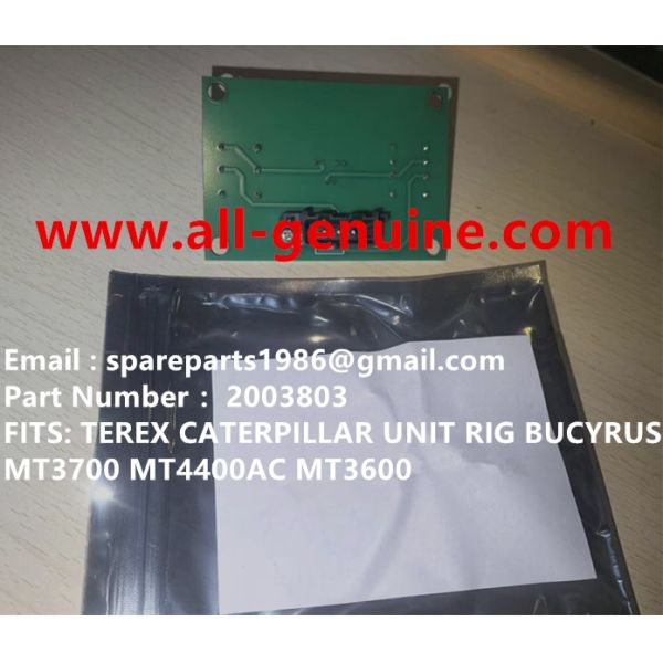 2003803 XWIREBOARD PANEL GE TEREX UNIT RIG BUCYRUS MT4400AC MT5500 MT3600 NTE240 NTE260 NHL DUMP TRUCK HAULER MINING