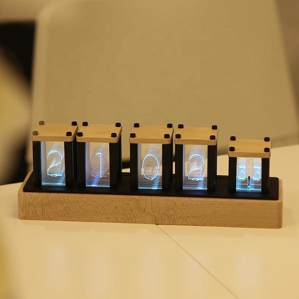 Buy RGB Electronic Glow LED Tube Light Clock Square Shape at wholesale prices