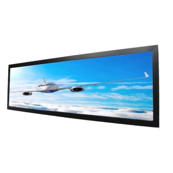 48 Inch Stretched Bar LCD Display with DC 24V Power Connector and High Contrast
