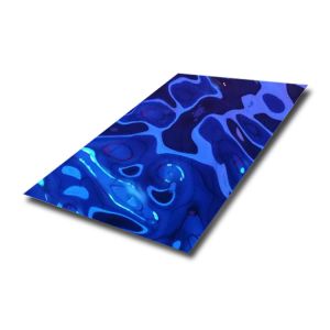0.5mm Stamped Stainless Steel Sheet Mirror Water Ripple