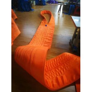 1-4 Layers Heavy Duty Polyester Round Sling Wll 48 Ton Accroding To En1492