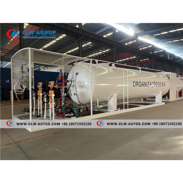 Buy Skid Mounted Gas Station LPG Filling Station 10tons at wholesale prices
