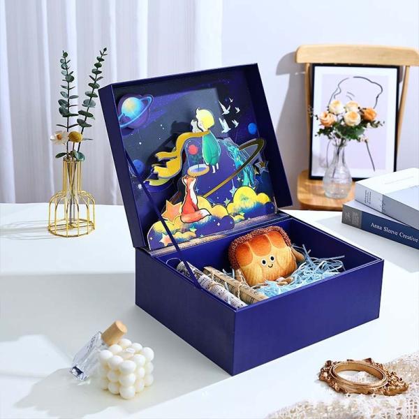 Three-Dimensional Flip Gift Box Little Prince Gift Box Packaging Holiday Birthday Gift Box