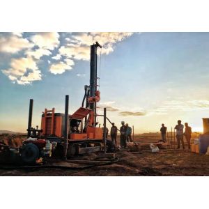 Quality Water Well Drill Rig Exploration Borehole 220Meter Hydraulic Portable Well Drilling Rig for sale