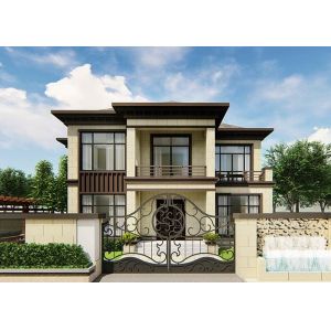 EU Prefabricated house Light Steel Framing 2-Storey Villa House For Living