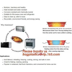 aluminum foil container / tray / lunch box for food packing,Takeaway oven safe