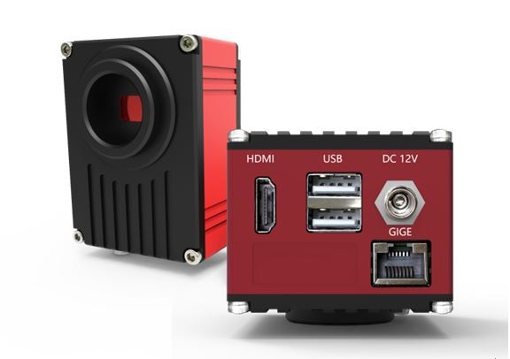 HDMI 60FPS Microscope Digital Camera With Gigabit Network Interface