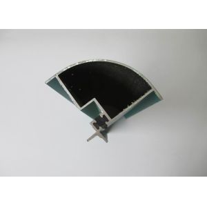 China Green Powder Coating Aluminium Extrusion Profiles , Aluminum Alloy Extrusion on sale