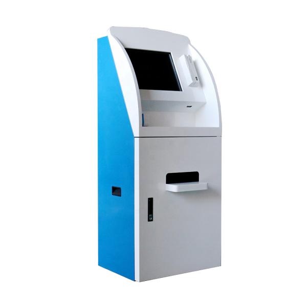 Buy Self Service LCD Ticket Kiosk Automatic Touch Screen Payment Machine at wholesale prices