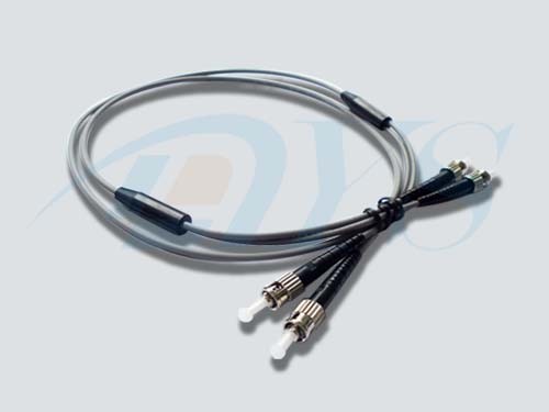 Buy High Tensile Resistant Optical Fiber Patch Cord 2.9mm 1 / 2 Cores with Flexible Metal Tube at wholesale prices