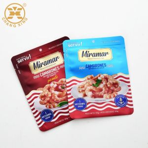 135 Deg Mylar Plastic Vacuum Packaging Bag Microwavable Stand Up Resealable