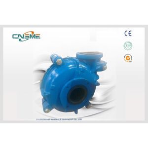 Black Rubber Lined Horizontal Slurry Pump With Closed Impeller