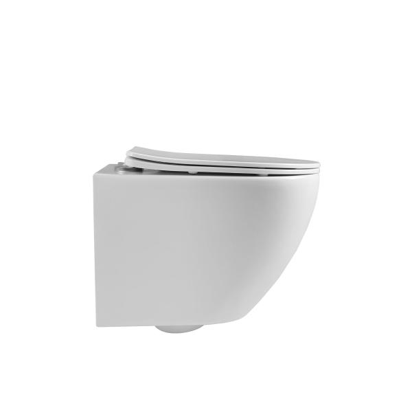 Chaozhou Fashion Models Sanitwell SWJ0325 Bathroom wc white toilet bowl rimless flush