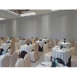 Anti - Flammability Collapsible Partition Walls With Folding Door Environmentall