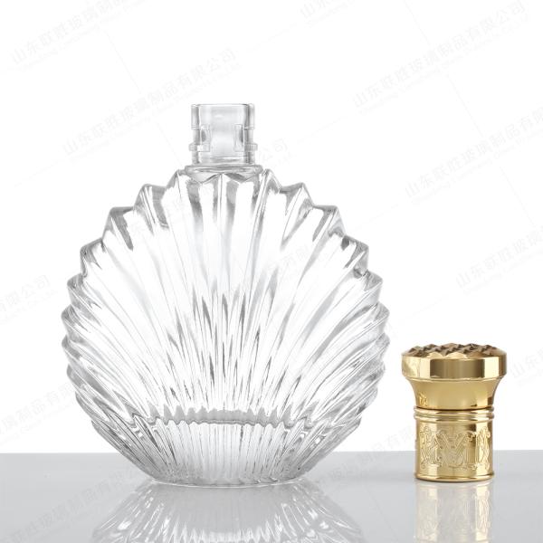 OEM ODM 500Ml Clear Glass Bottle For Fruit Wine And Liquor Spirits