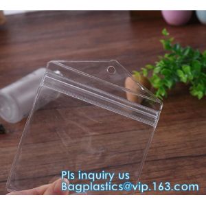 promotional clear zipper slider pvc plastic document/ swimming bag, Slider