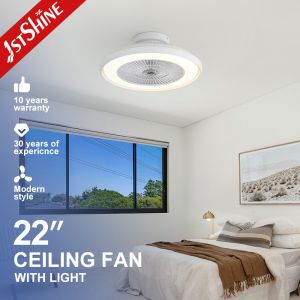 China 22 Blade Size CB Certificate Smart Remote WiFi Control Round Design LED Ceiling Fan on sale