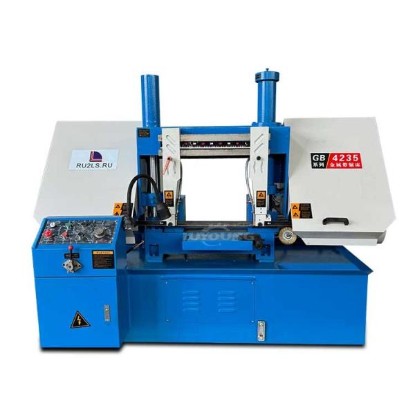 Buy Horizontal Steel Band Saw Industrial Iron Metal Cutting Band Sawing Machine Automatic at wholesale prices