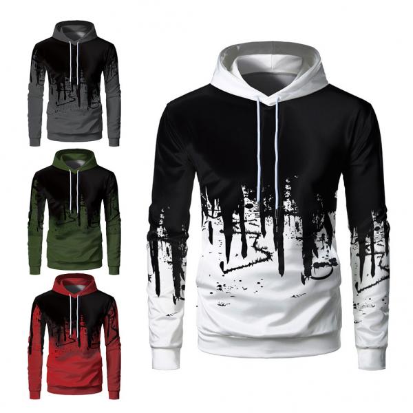 ODM Men Tracksuit Set Sportswear Hooded And Pant Pullover Two Piece