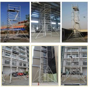 Scaffolding Mobile Multipurpose Aluminum Scaffold Tower Platform 6061-T6