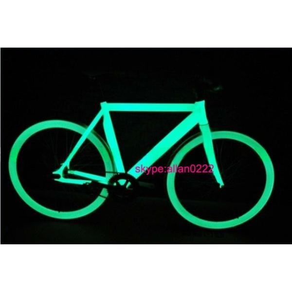 Aluminum 700C FIXED GEAR BICYCLE Glow in the Dark Lightweight and Durable