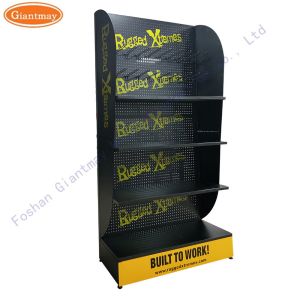 Product Exhibition Hanging Shelf Metal Pegboard Display Rack