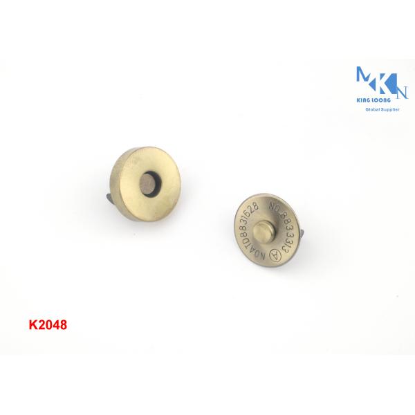 Buy Brush Magnetic Handbag Clasp , Magnetic Bag Clasps K2048 Customized Design at wholesale prices