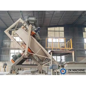 Large Scale Diameter 6m Disk Pelletizer Phosphogypsum Powder Granulation