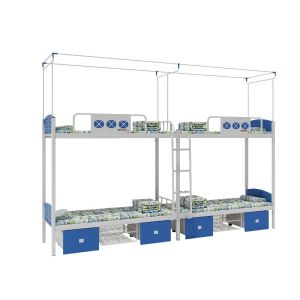 Support customization Stylish and practical student dormitory bunk bed with