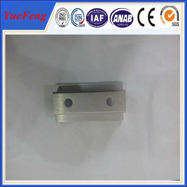Buy china aluminum solar panel mounting clips YUEFENG aluminum extrusion at wholesale prices