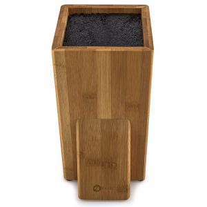 Universal Bamboo Kitchen Knife Block Stand Holder